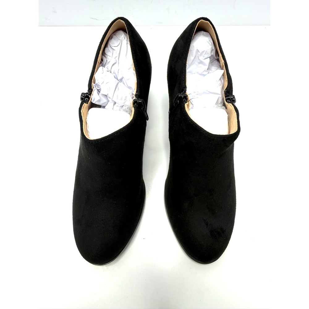 Journee Collection Womens Sanzi Side Zip Dress Shooties Shoes Black Size 6.5 NWT - Picture 7 of 9